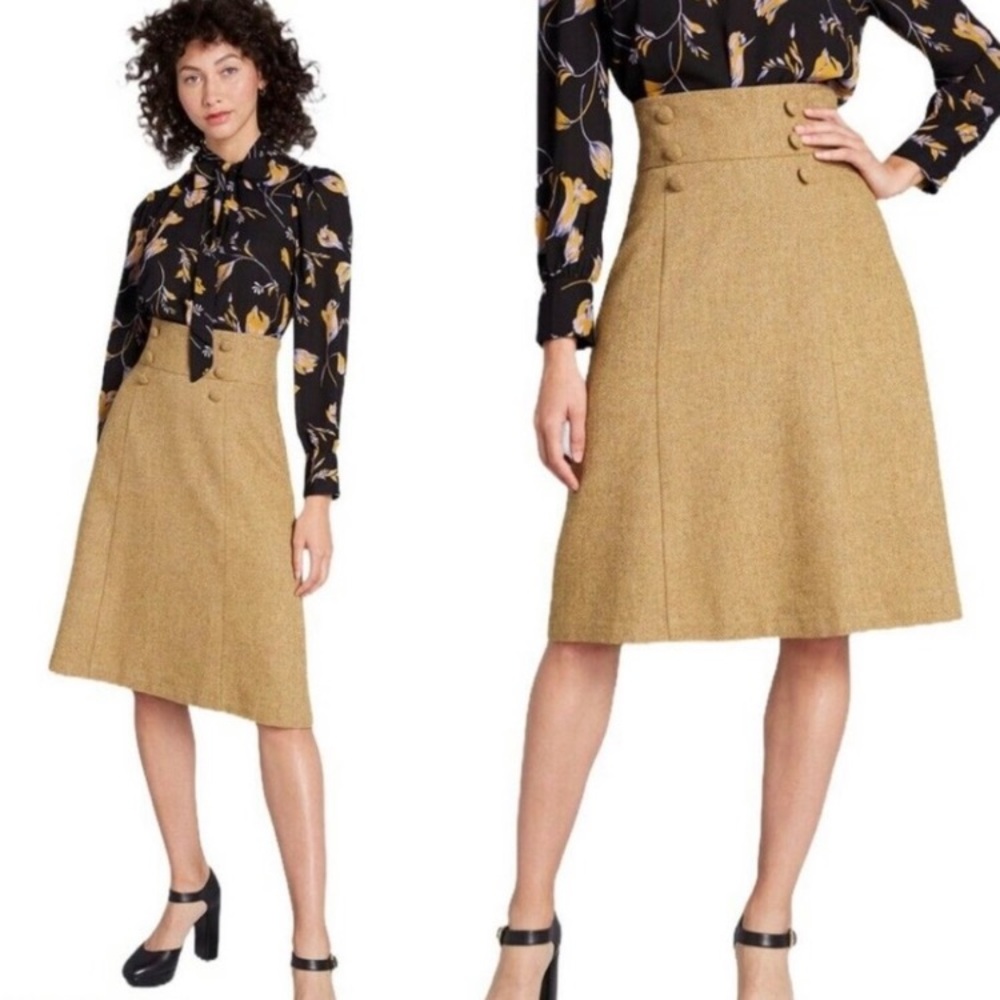 ModCloth Timeless Elements Wool Skirt - image 1